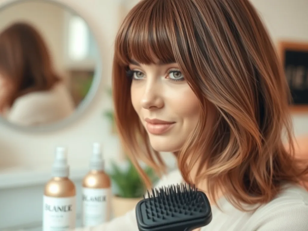 Fryzury na średnie włosy z grzywką – modne inspiracje na każdą okazję