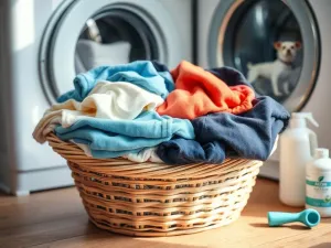 Jak pozbyć się sierści z ubrań podczas prania? Sprawdzone sposoby!
