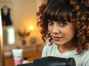 Fryzury na kręcone włosy z grzywką – inspiracje i porady stylizacyjne