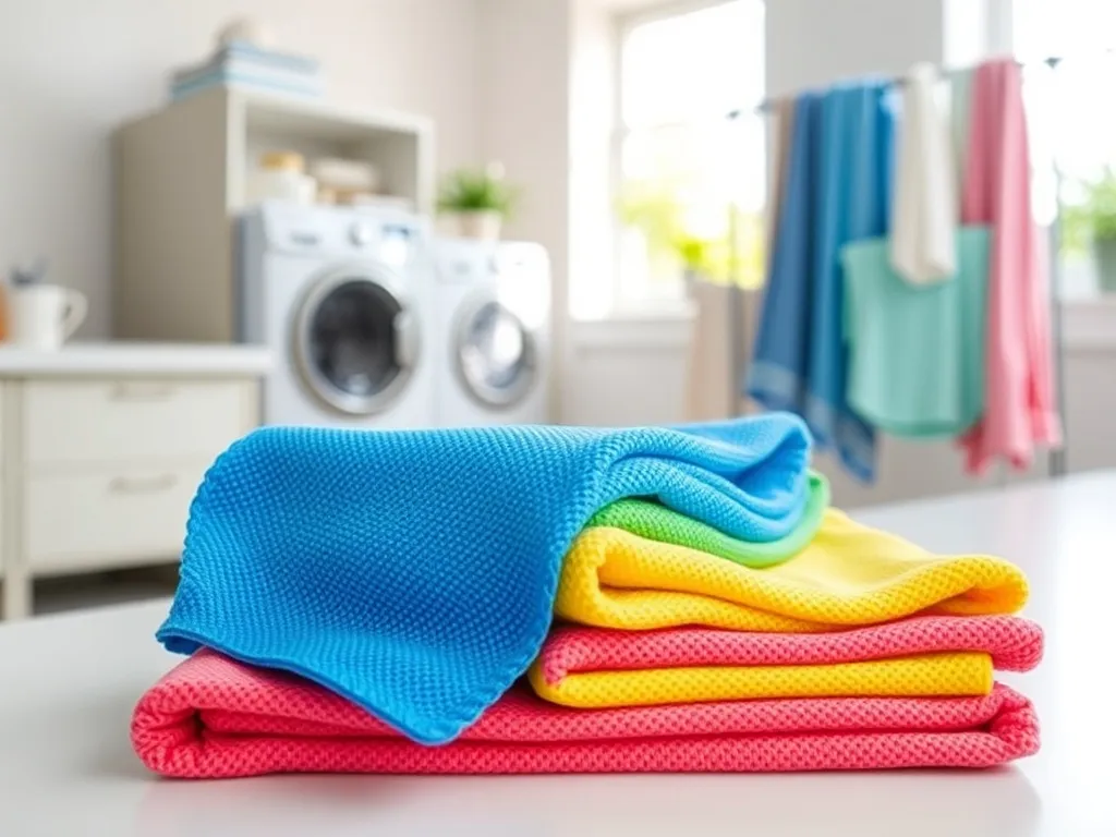 Jak prać ścierki z mikrofibry, aby były jak nowe?