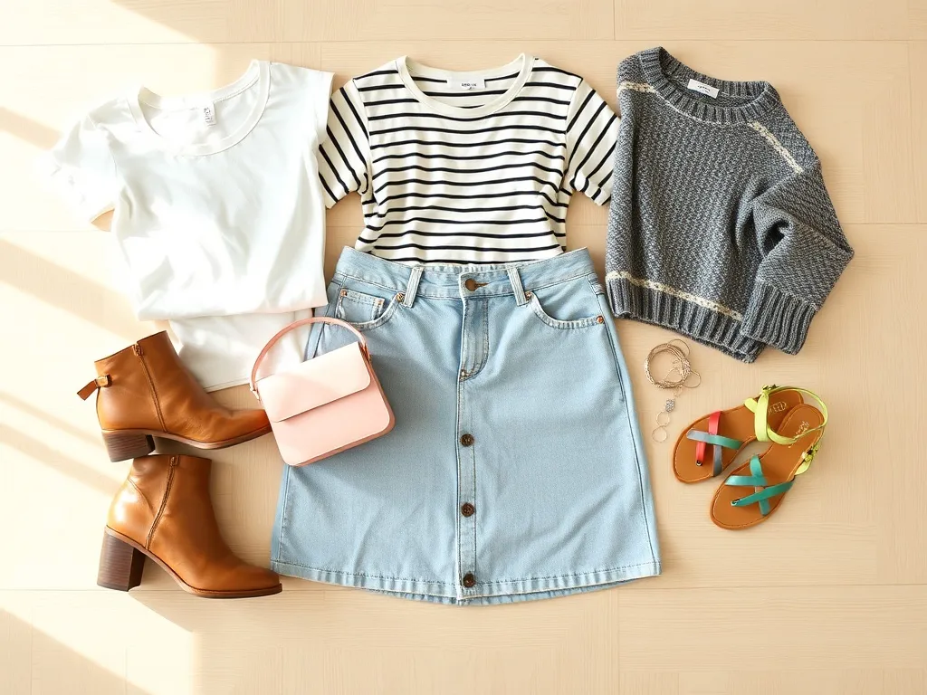 Co założyć do jeansowej spódniczki? Stylowe pomysły na look!