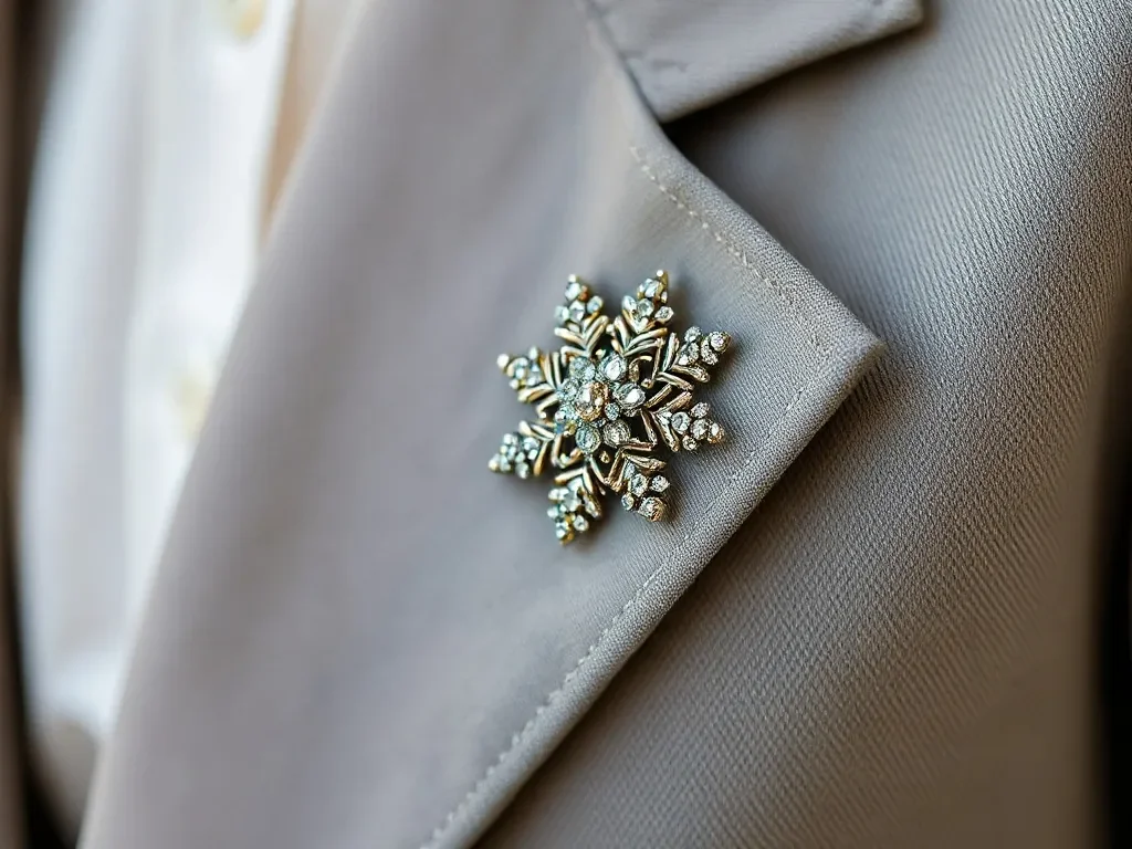 Broszki w stylizacjach inspirowanych stylem vintage